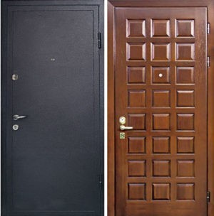 Входная металлическая дверь порошковое напыление с бронеконвертом и МДФ СП049